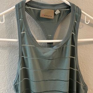 Athleta Racerback Tank in Sage Green